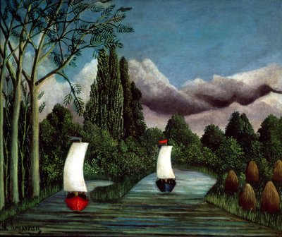 The Banks of the Oise, 1905 by Henri Rousseau